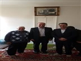 دیدار صمیمانه رئیس دانشگاه علوم پزشکی تبریز با استاد کریمی مراغه ای