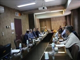 جلسه مدیر کل حفاظت محیط زیست استان آذربایجان شرقی در دانشکده بهداشت