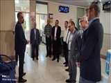 دیدار مدیر جدید شبکه بهداشت و درمان شهرستان با کارکنان ستاد شبکه